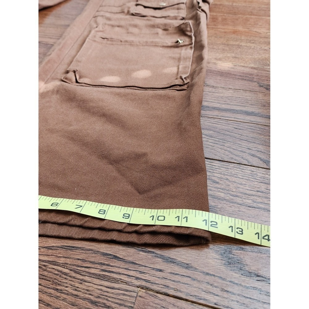 NEW Fashion Nova Cargo Pants Womens 9 Brown Utility Streetwear Gorpcore NWT - Picture 8 of 12
